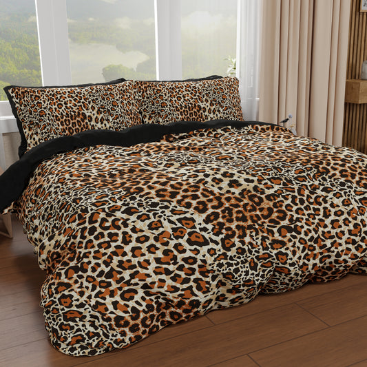 Duvet cover for double, single, one and a half square, spotted animalier