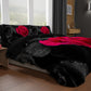 Double, Single, Single and Half Duvet Cover, Black Roses