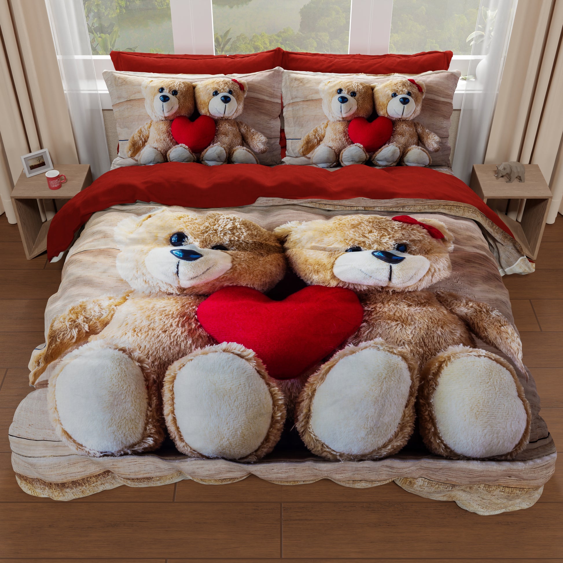 Homemissing Set di biancheria da letto con copripiumino per Homemissing Set di biancheria da letto con copripiumino per