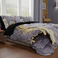 Duvet cover for double, single, one and a half square, Marble 04 Dark Grey