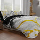Duvet cover for double, single, one and a half square, Marble 06 Light Grey