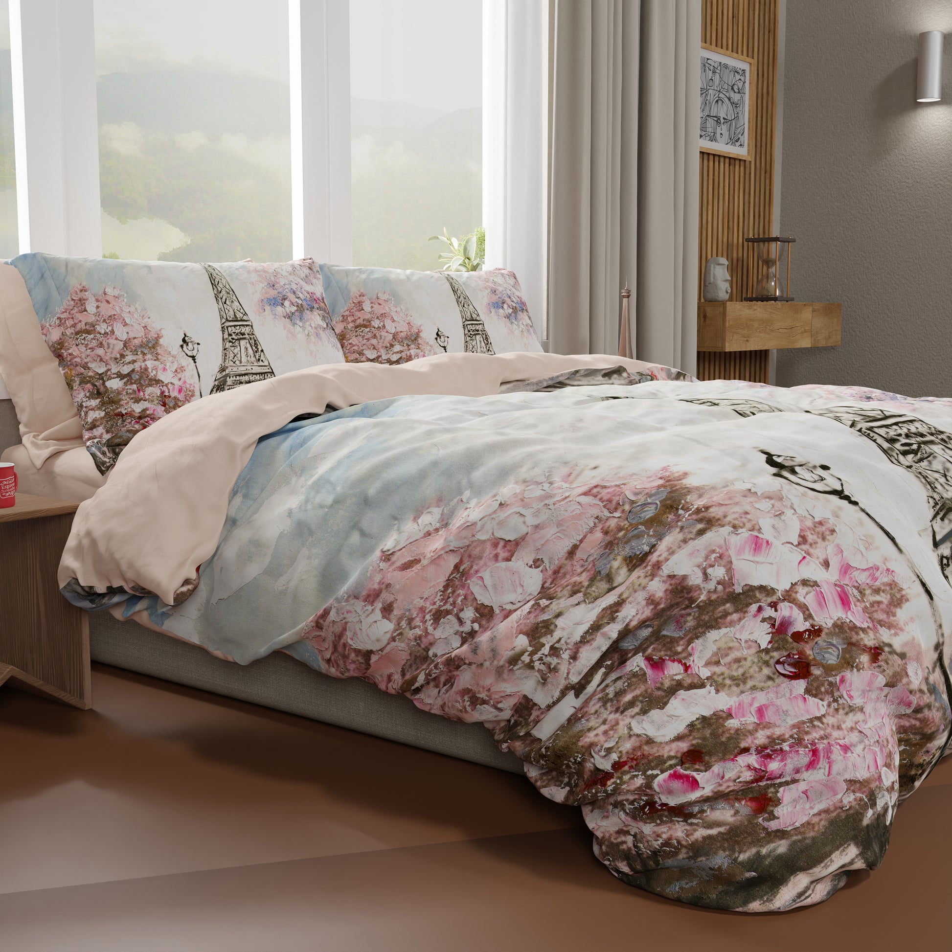 Completo Letto Matrimoniale Caleffi - Copripiumino 255x200, Lenzuolo Con Angoli 180x200 E 2 Federe 50x80 - Foto 9