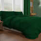 Double Duvet Cover, Duvet Cover and Pillowcases, Emerald Green