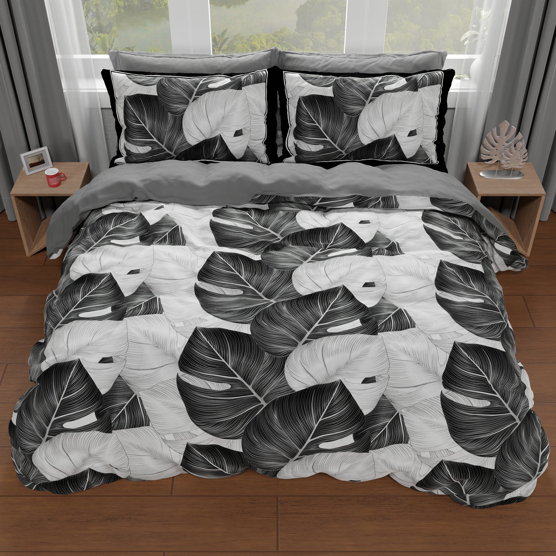 Loussiesd Set di lenzuola con stelle e luna, set di lenzuola per letto con 2 federe per letto matrimoniale e 1 lenzuolo con angoli e 2 federe Loussiesd Set di lenzuola con stelle e luna, set di lenzuola per letto con 2 federe per letto matrimoniale e 1 lenzuolo con angoli e 2 federe
