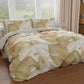 Double, Single, Queen and Half Duvet Cover, Tropical Taupe Gold