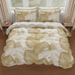 Double, Single, Queen and Half Duvet Cover, Tropical Taupe Gold