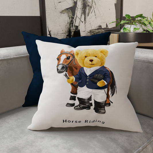Cushions, Sofa Cushion Covers, Furnishing Cushions in Teddy Riding Digital Print
