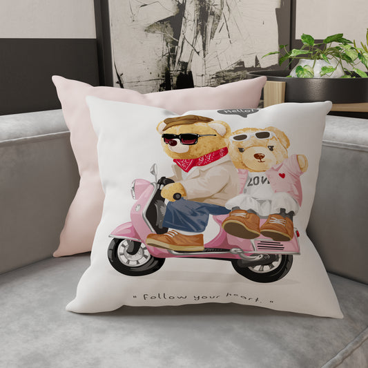 Cushions, Sofa Cushion Covers, Digitally Printed Furnishing Cushions Teddy Vespa