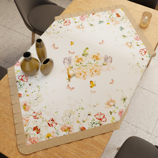 Centre de table de cuisine moderne en impression numérique florale 06