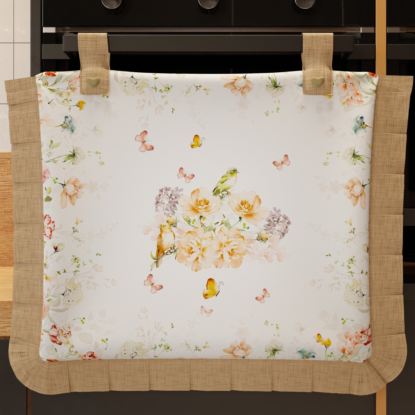 Oven Cover for Kitchen in Digital Floral Print 06 1pc 40x50cm