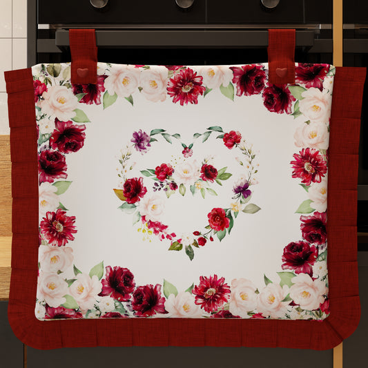 Oven Cover for Kitchen in Digital Floral Print-07 1pc 40x50cm