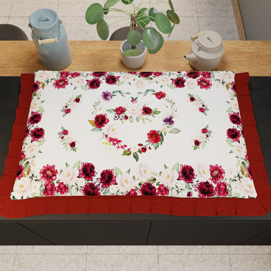 Housse de cuisinière en imprimé floral numérique-07 1pc 46x70cm