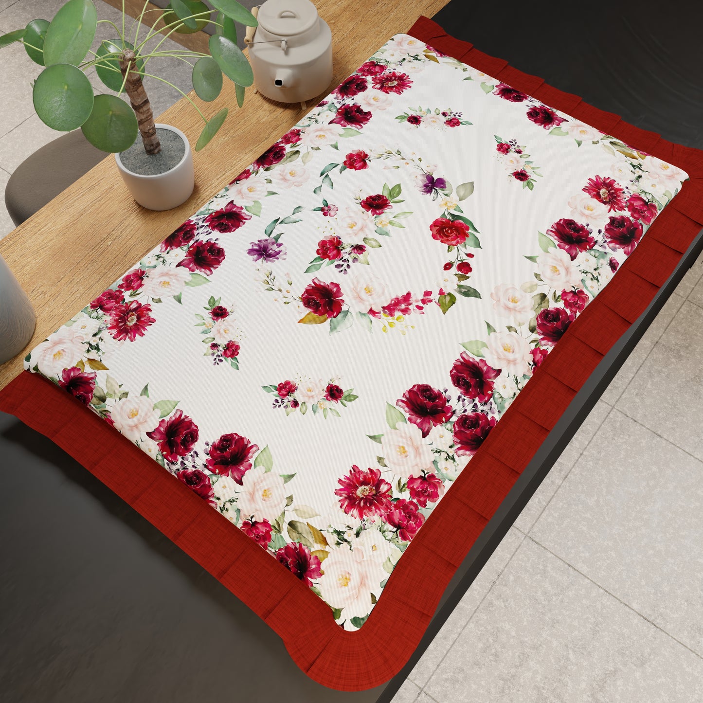 Kitchen stove cover in digital floral print-07 1pc 46x70cm
