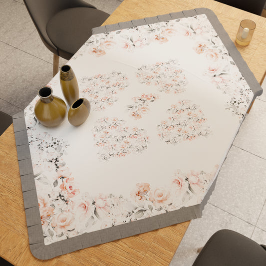 Centre de table de cuisine moderne en impression numérique florale 17
