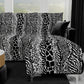 Corner Sofa Cover, Sofa Cover with Peninsula in Digital Print, Zebra Animal Print