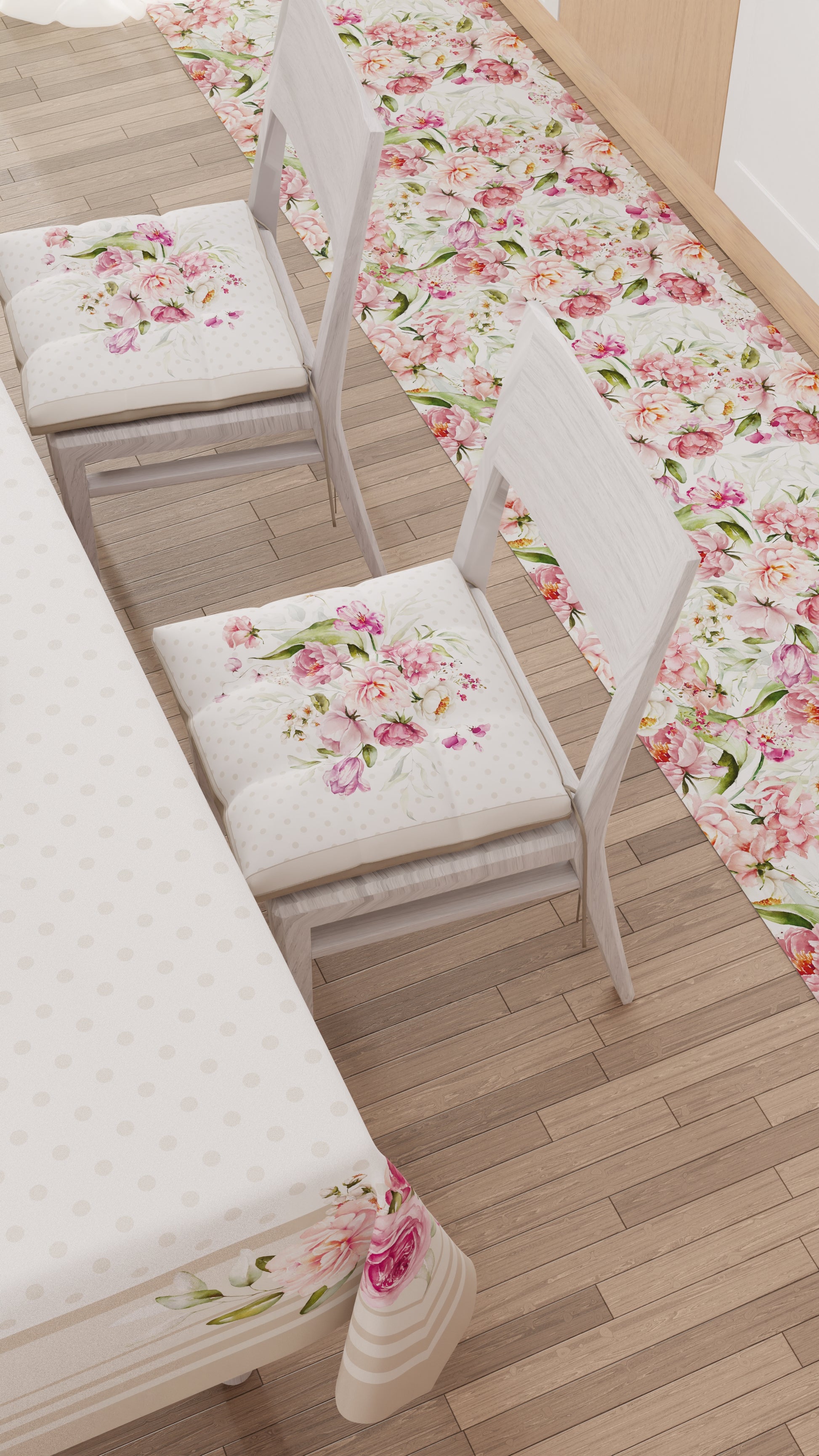 6 Cuscini Imbottiti Per Sedie Cucina - Tinta Unita Con Alette, 38x36 Cm - Foto 10