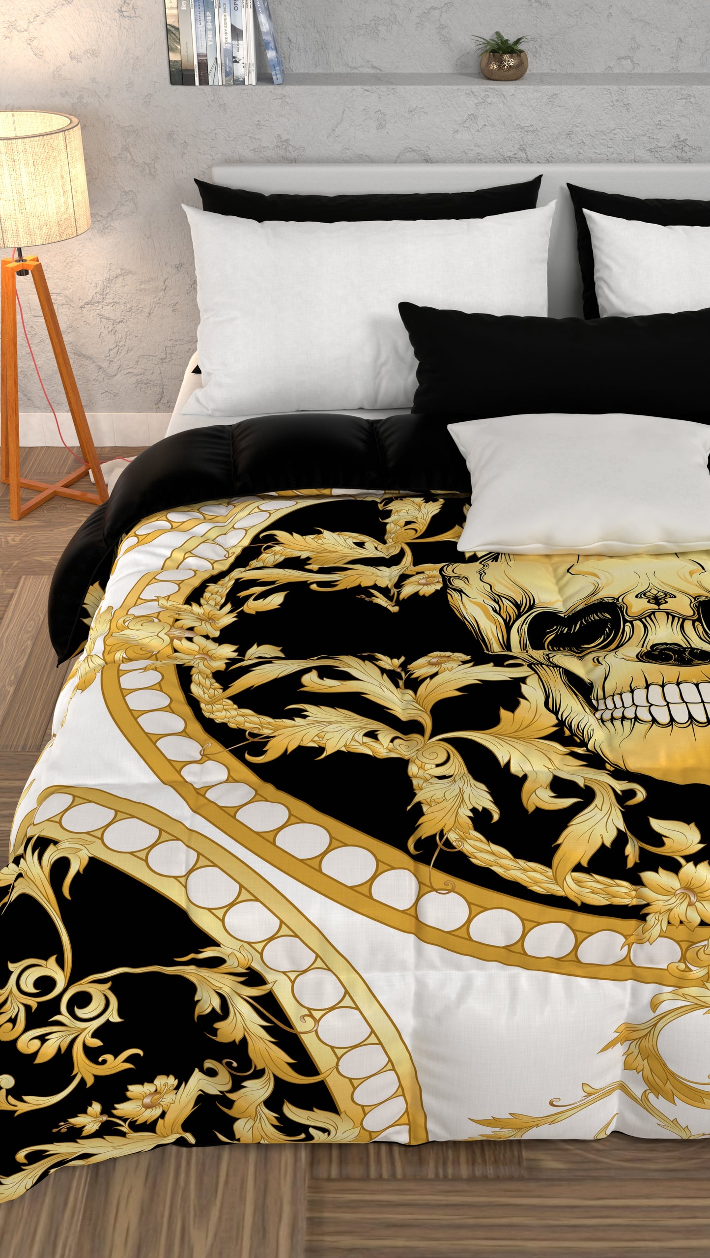 Duvet, Double Quilt, Single, Square and Half, Skull