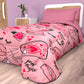 Duvet, Double, Single, Square and Half Quilt, Pink Lipstick