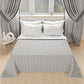 White Gray Double Face Spring Autumn Bedspread Quilt