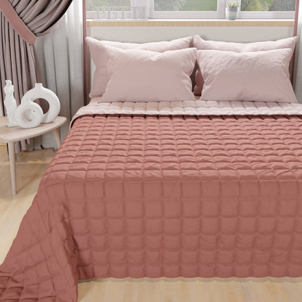 Quilt Bedspread Spring Autumn Double Face Powder