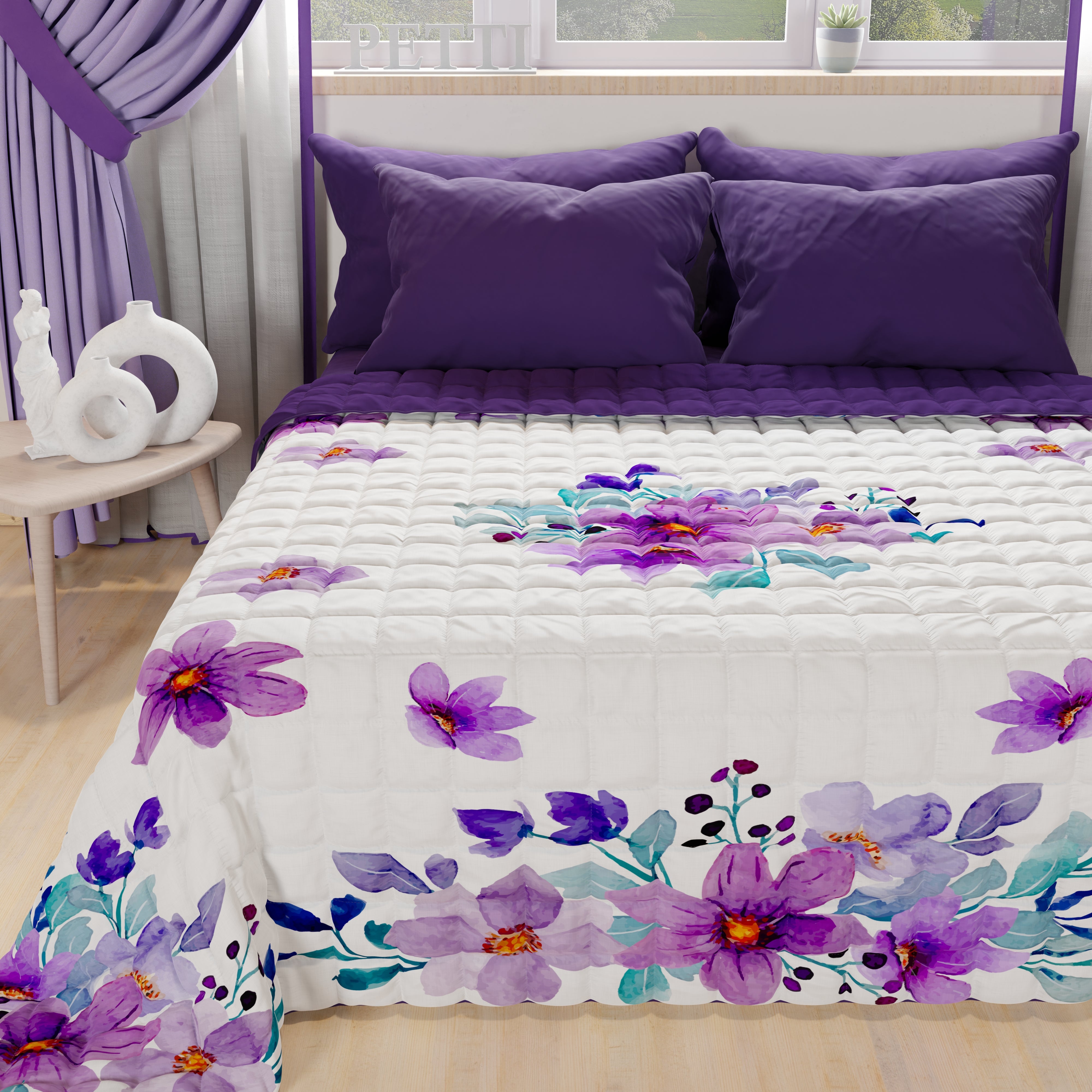 Romeo Gigli Trapuntino Indian Flower - Kisené - Foto 5