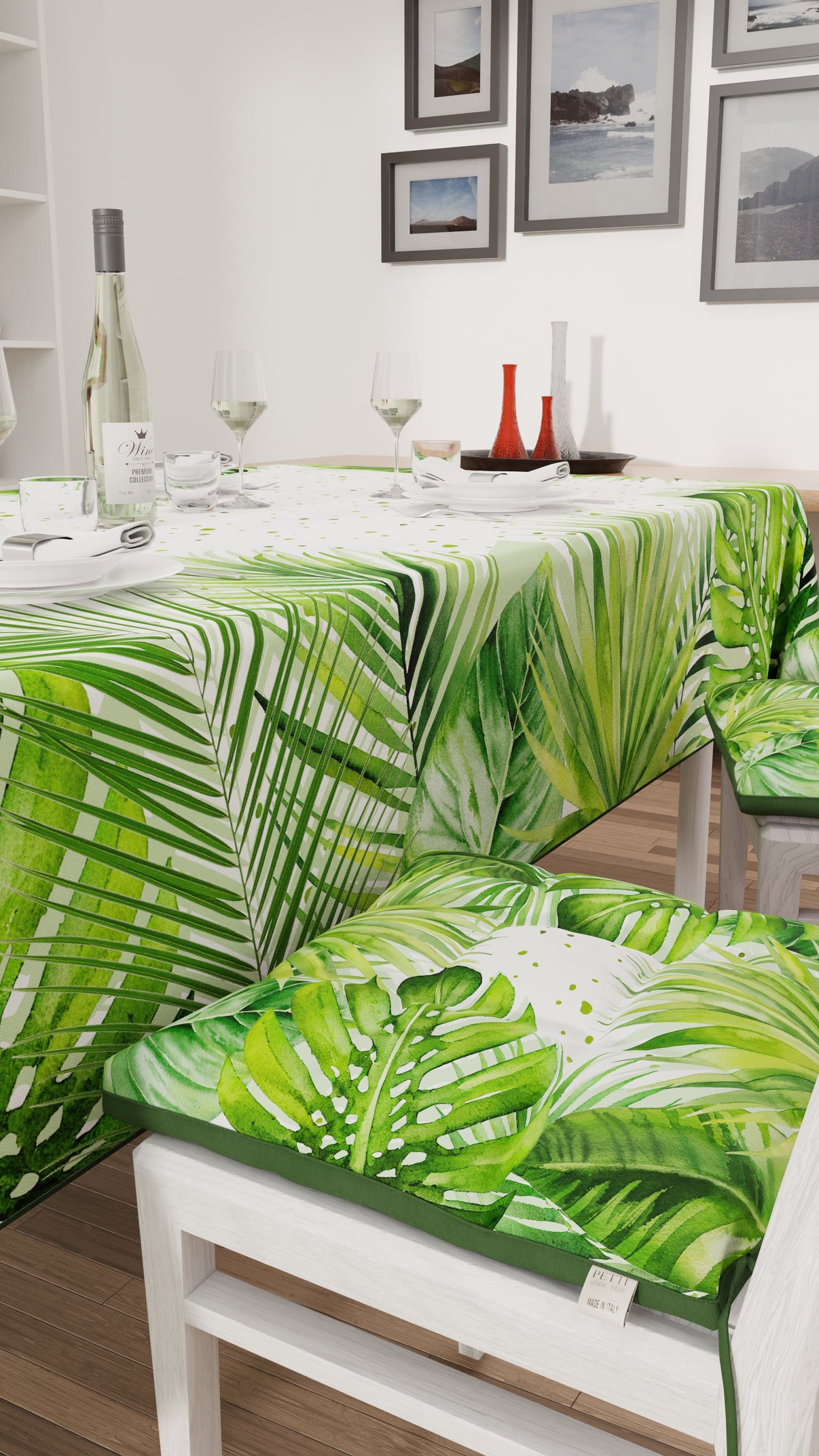 Tovaglia Antimacchia E Idrorepellente Corredocasa | No Stiro | Verde 140x140 Cm