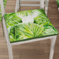 Coussins de chaise Housse de chaise feuille tropicale 6 pièces