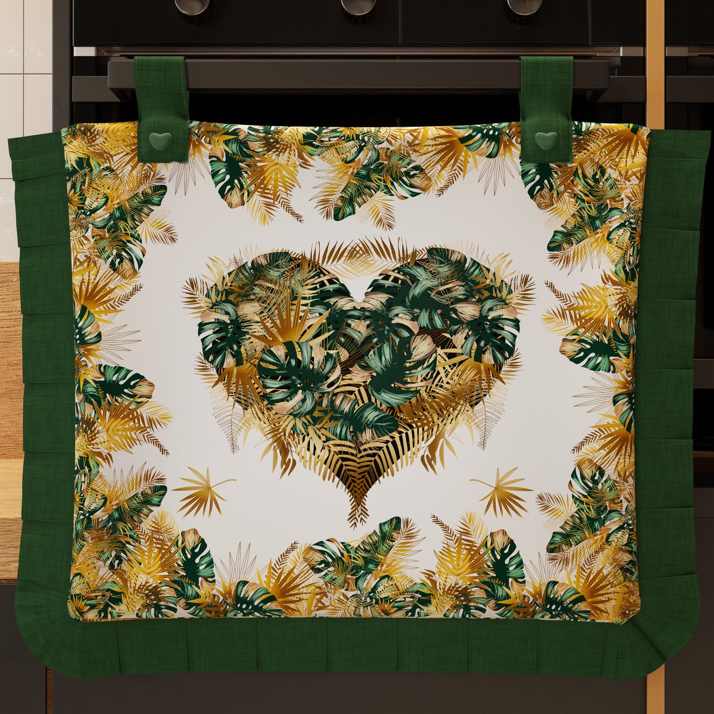 Oven Cover for Kitchen in Tropical-04 Digital Print 1pc 40x50cm