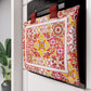 Geometric Oven Cover for Kitchen in Vietri Digital Printing 02 Red 1pc