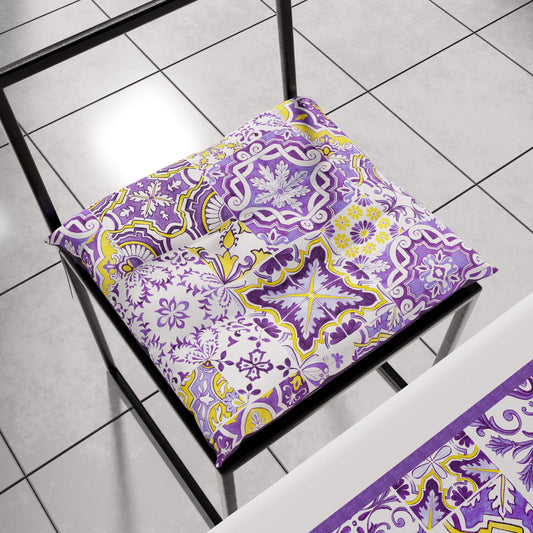 Coussins de chaise housse de chaise 6 pièces Vietri 02 violet